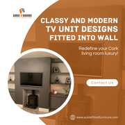 Upgrade Your Living Room with Modern TV Unit for Wall-Mounted Screens